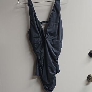 Elegant Black One-Piece Swimsuit